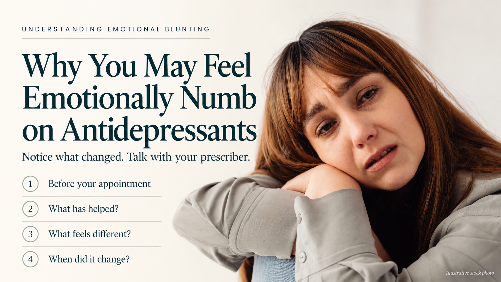 Why You May Feel Emotionally Numb on Antidepressants